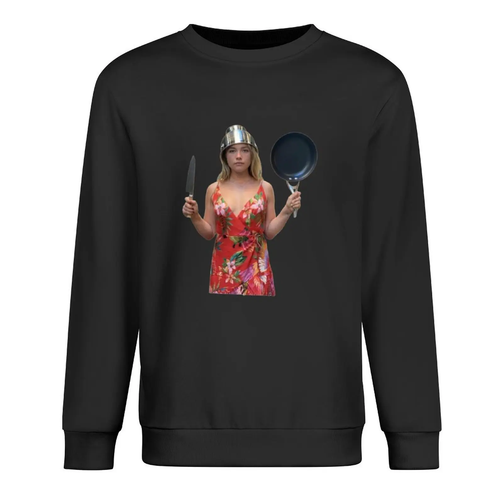 

florence pugh cooking with flo Pullover tracksuit men men's sweat-shirt set autumn men clothing winter man sweatshirt