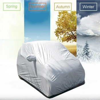 Full car cover sun dust rain protection for Mercedes Benz smart car cover auto UV protector