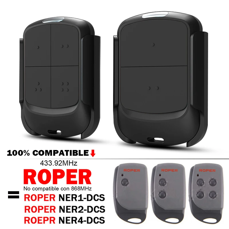 Cómo Programar un Mando Roper para Puertas de Garaje: Guía Práctica con el Modelo NER1/NER2/NER3