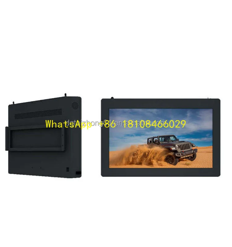 43-calowy 55-calowy zewnętrzny ekran cyfrowy z systemem Android, dotykowy wyświetlacz reklamowy, montowany na ścianie