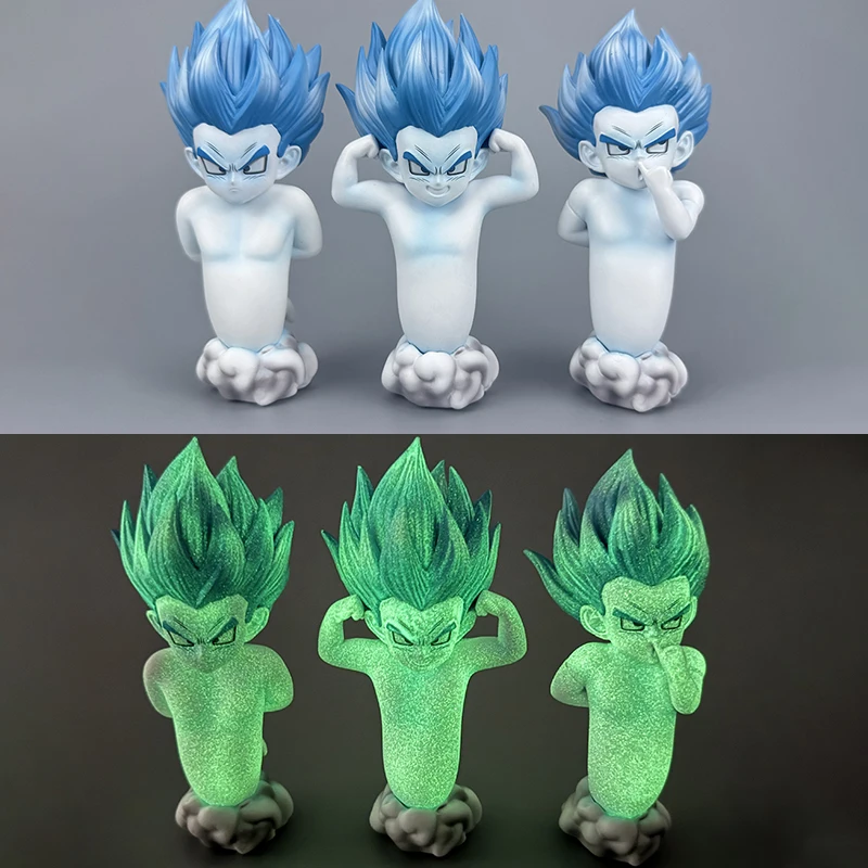 13Cm Squad Anime 2% Ghost Dragon Ball Gotenks Noctilucence Figuren Speelgoed Model Pop Standbeeld Desktop Verzamelen Ornament Gift