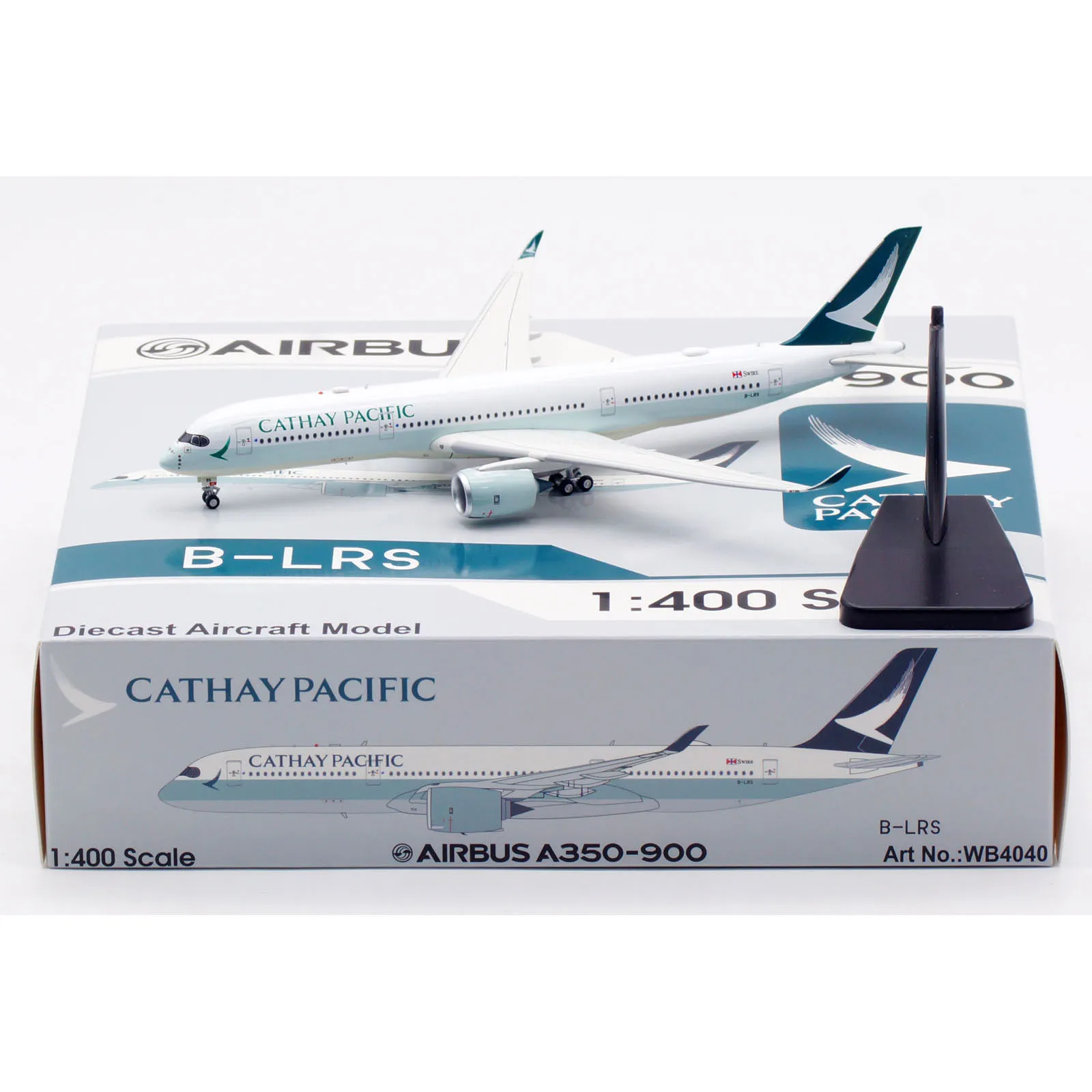 

Коллекционный самолет из сплава WB4040, подарок авиации 1:400 CX Airbus A350-900, литой под давлением самолет, реактивная модель B-LRS + тягач