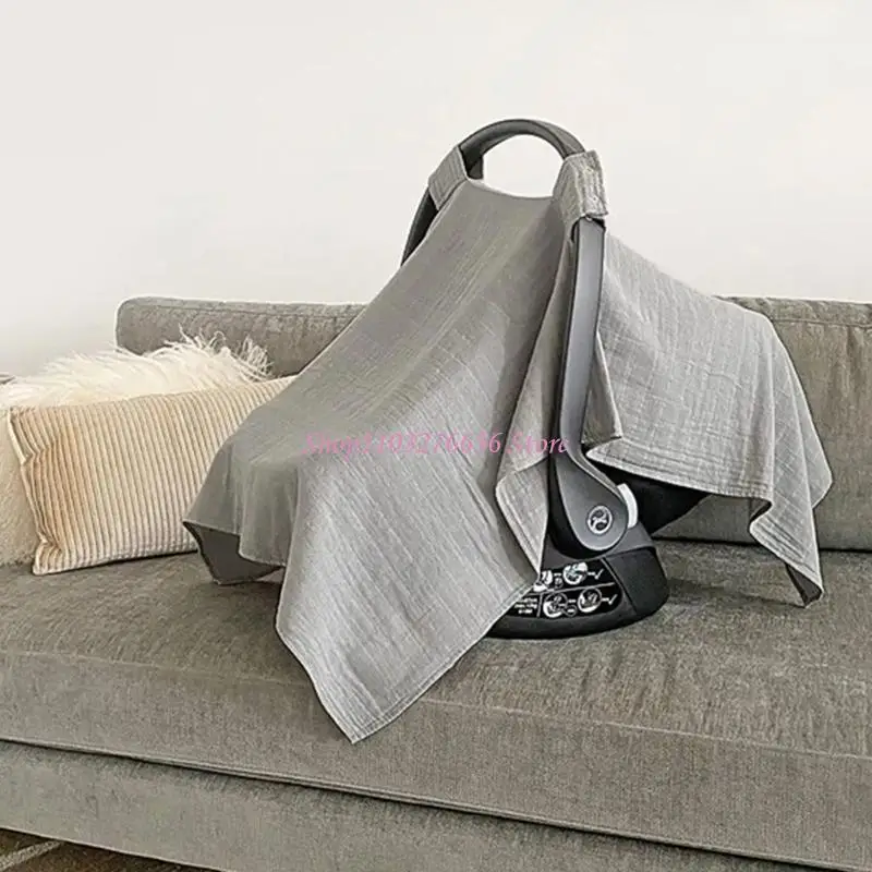 R6FD Soft & Breathable Baby Bassinet Cover Color Comfortable Fit Cotton Fabric