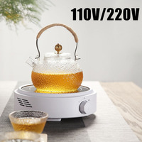 110V/220V Electric Heater Tea Stove Stove Hot Plate Mini Tea Maker Heating Furnace Multifunctional Heater Induction Cooker 800W