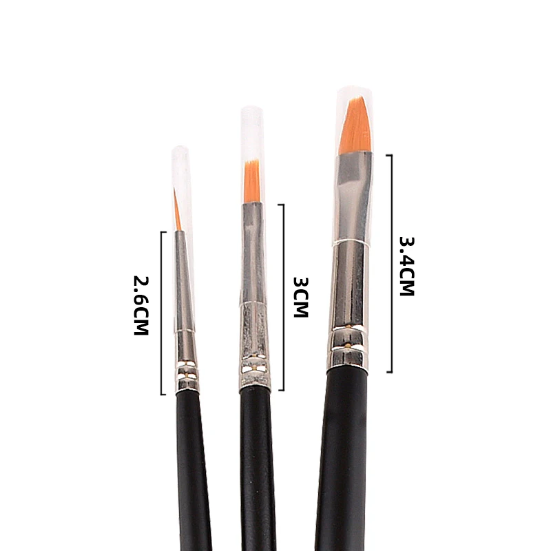 Tamiya 87067 Modeling Brush High Finish Standard Set (3pcs) No.0, No.2, Ultra Fine Point