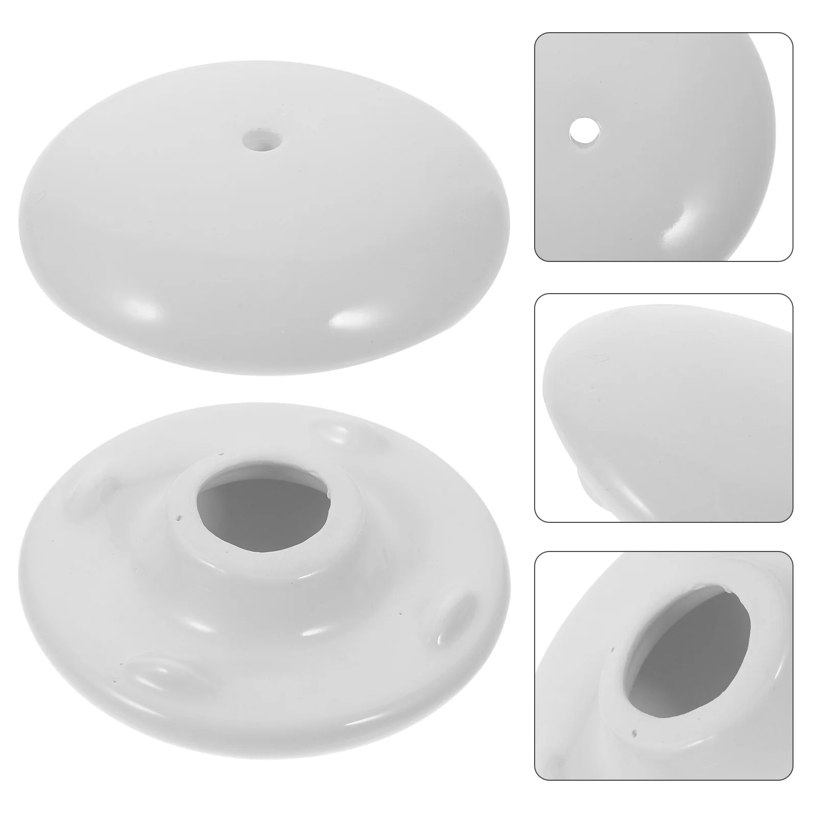 

Urinal Accessories 8cm Single Hole Ceramic Drain Stopper Anti Splash Odor Prevention Filter Strainer Cover Easy Install Public