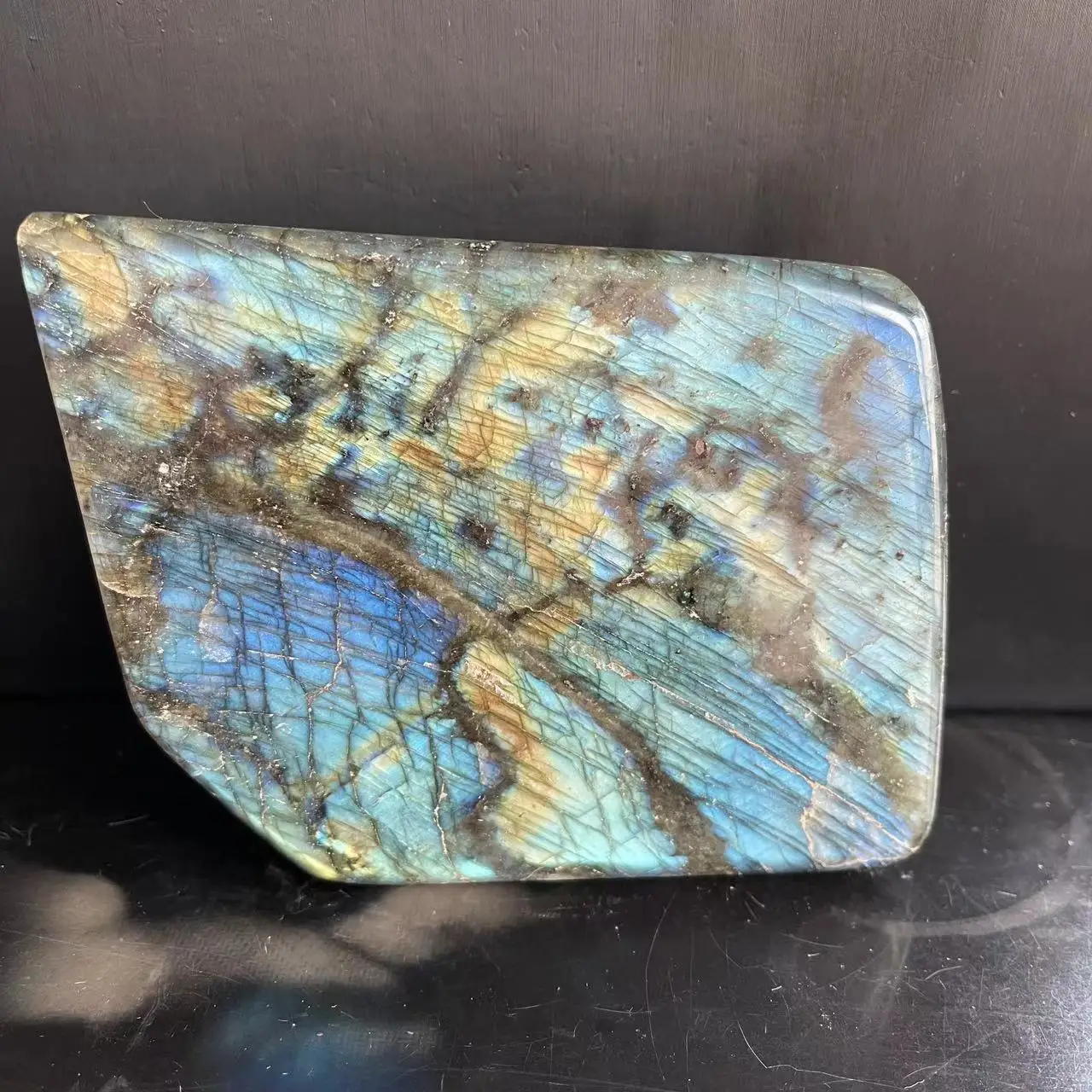 Natural Crystal Labradorite Flash Natural Quartz Free Form Home Decoration Mineral Gemstones Minerals Sphere Spiritual