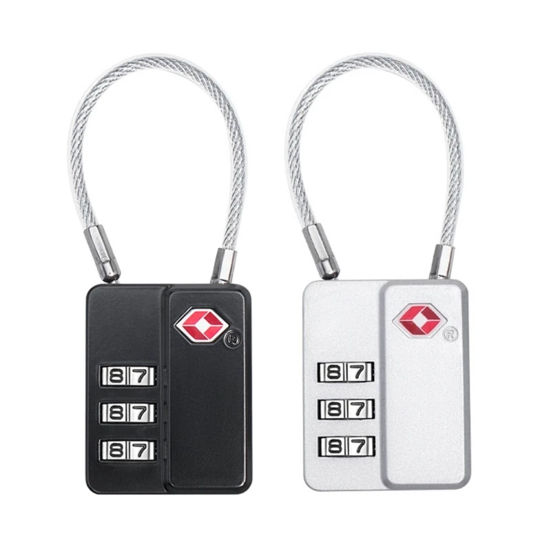 Combination Code Lock 3 Digit Suitcase Lock Password Lock Padlock Travel Lock