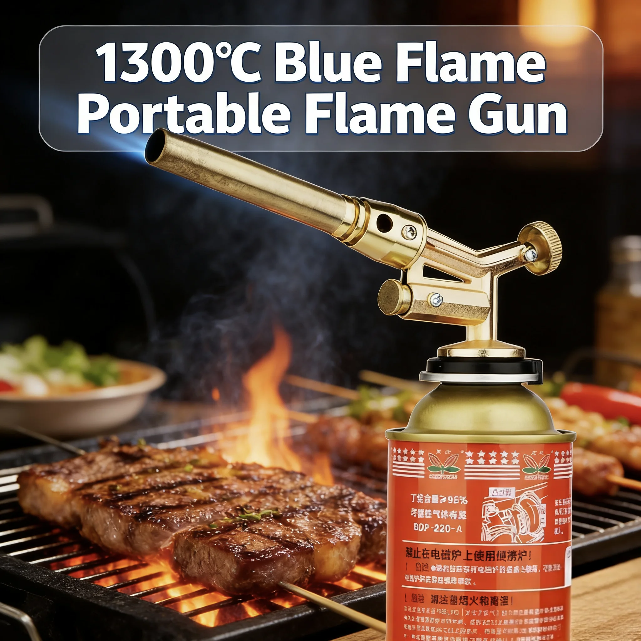 

Портативная медная сварочная газовая горелка, насадка, пламенный пистолет для кемпинга, барбекю, горелка, кухонная бутановая зажигалка, сварочное оборудование