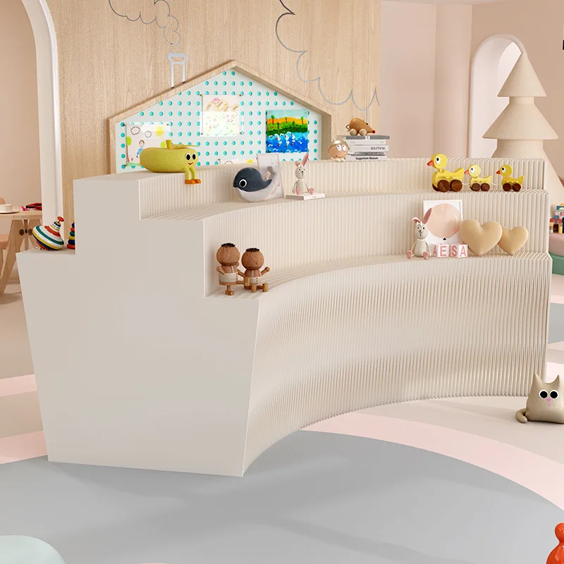 Showcase Shopping mall display rack Nakajima booth Foldable display rack Long booth