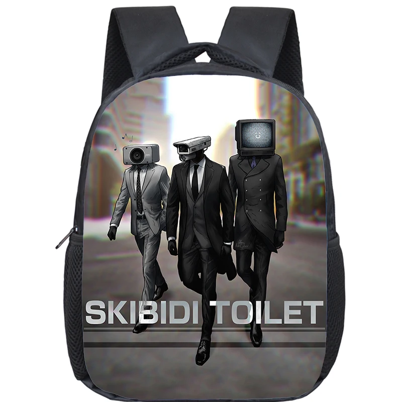 

3D Skibidi Toilet Schoolbag Waterproof Kindergarten Backpack for School Boys Girls Toddler Funny Cartoon Bookbag Kids Backpacks