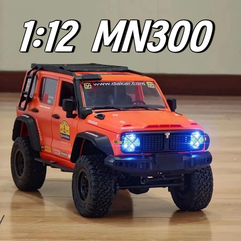 

New Hot MN MODEL 1:12 Mn300 Full-Scale 4-Wheel Drive Remote Control Off-Road Vehicle Climbing Car Remote Control Toy Boys Gift
