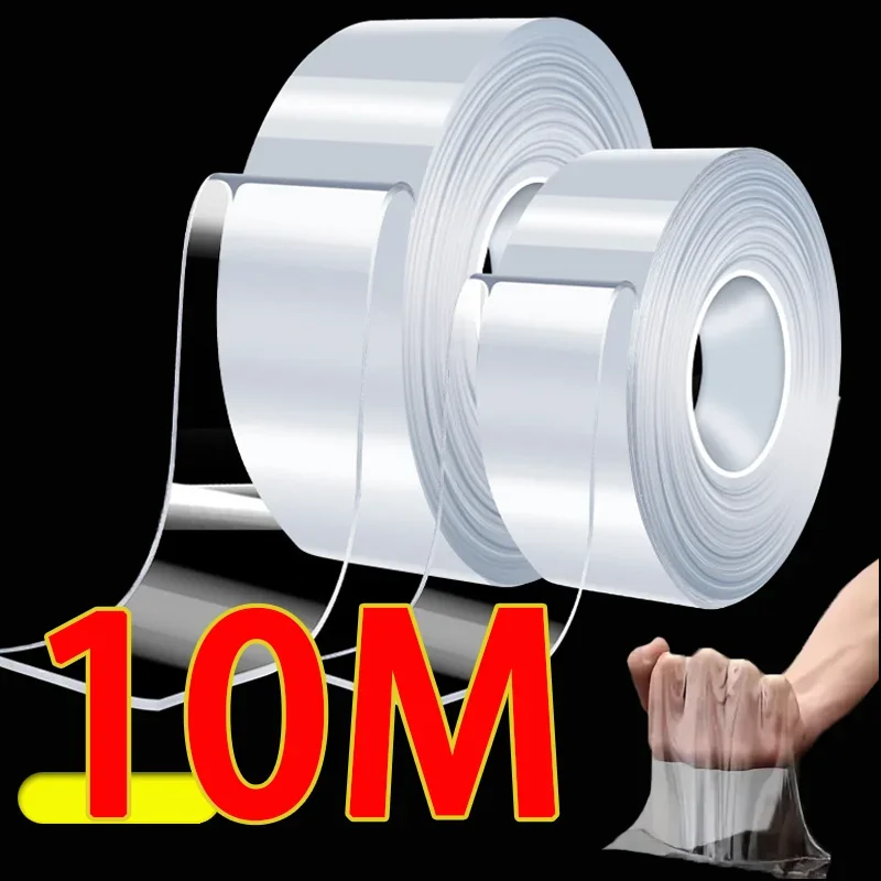 

Nano Tape Extra Strong Double-sided Adhesive Tape Waterproof Transparent Decorative Tape Thickened Reusable Tape Tools For Home