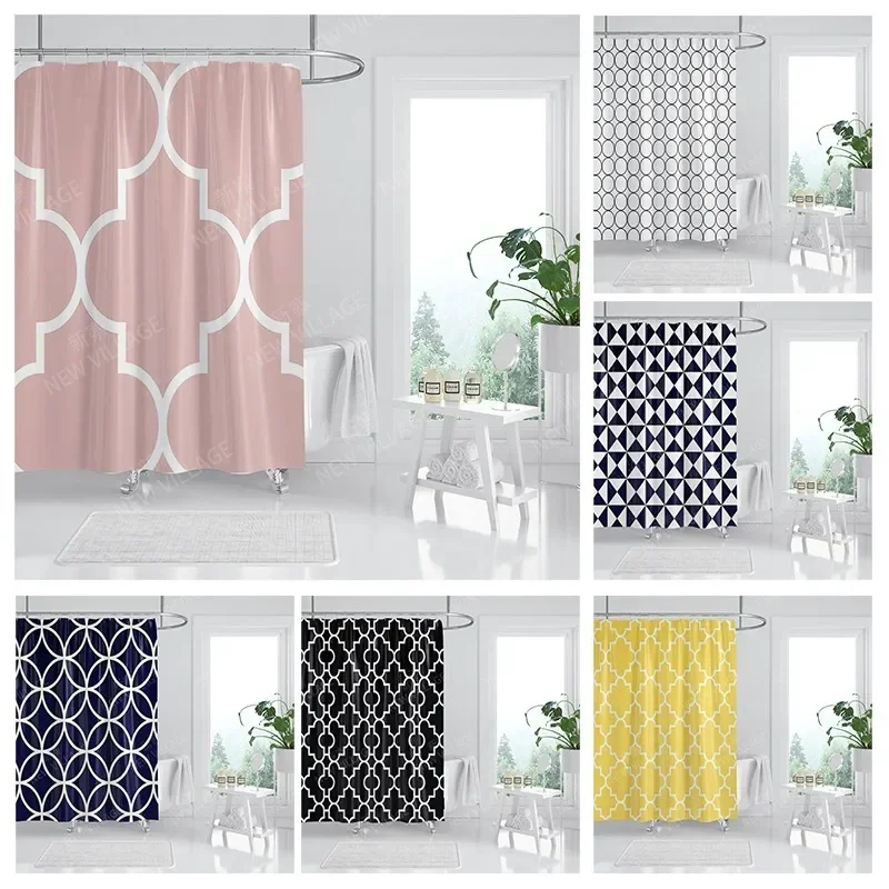 

Waterproof fabric shower curtains Bathroom curtain accessories Bath curtain for shower 180x200cm 240*200 anime boho decoration