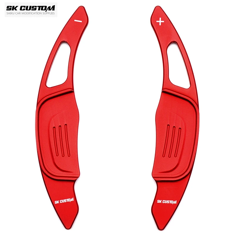 SK CUSTOM for Volkswagen Golf 7 MK7 GTI R-line Sagitar GLI Lamando GTS GTE Polo Scirocco Aluminum Alloy Steering Wheel Shift Pad