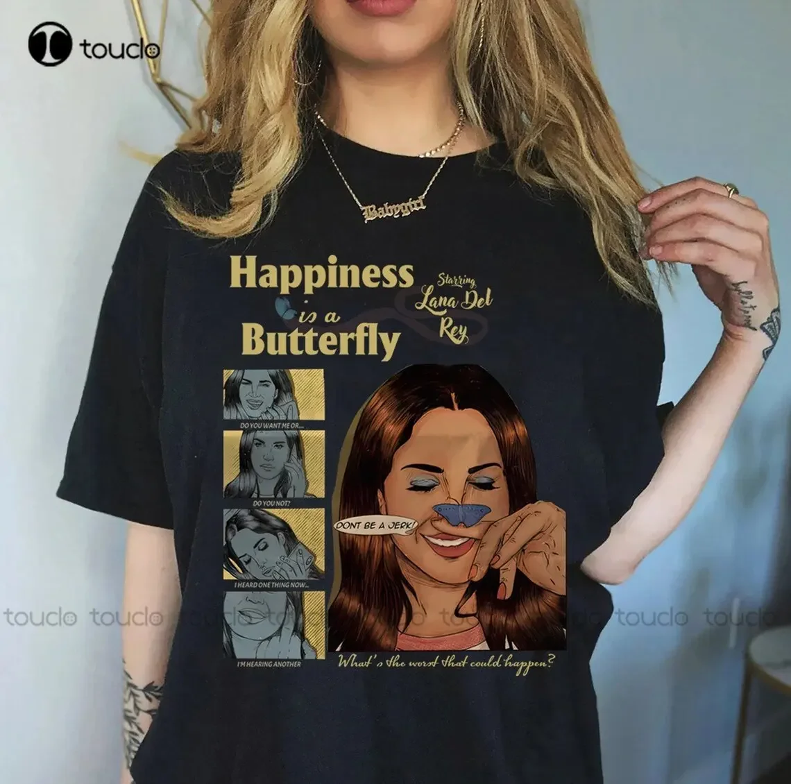 Happiness Is A Butterfly Shirt Lana Del Rey Uo Exclusive Album Shirt Lana Del Rey Sweatshirt Gift For Her Gift For Him Xs-5Xl