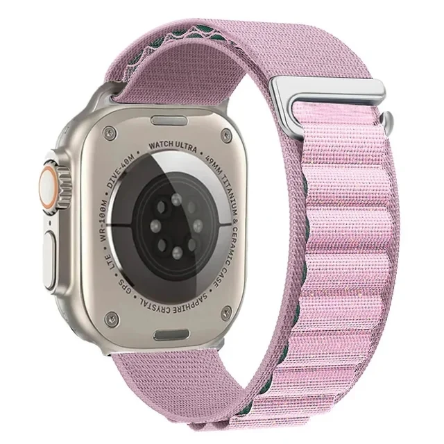 Alpine Loop Armband für Apple Watch Band Ultra 4 3 2 49mm 46mm 44mm 40mm 45 41 38 42mm Nylon Armband für iWatch 12 11 10 9 8 SE 3