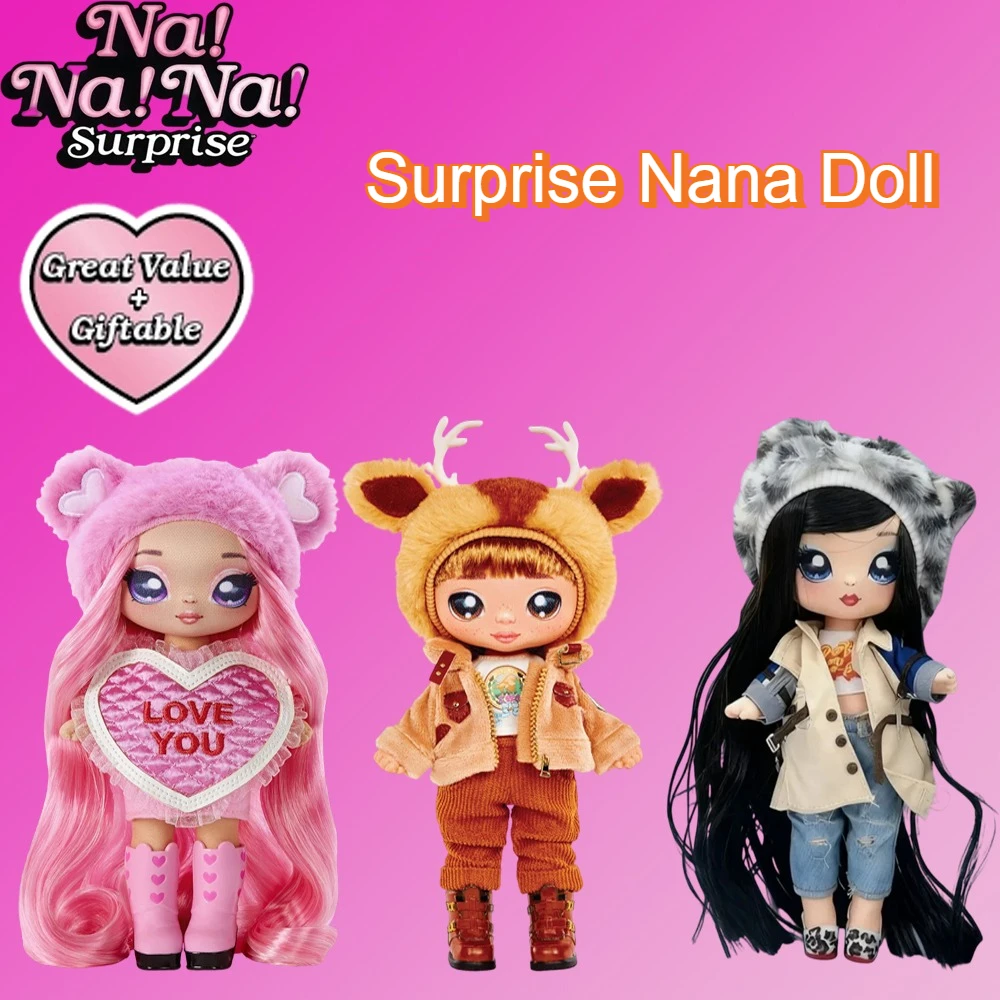 NANA Surprise Fashion Doll and Accessories Sweetest Hearts Gisele Goodheart Donnie Ranger Surprise Doll Toy Accessories
