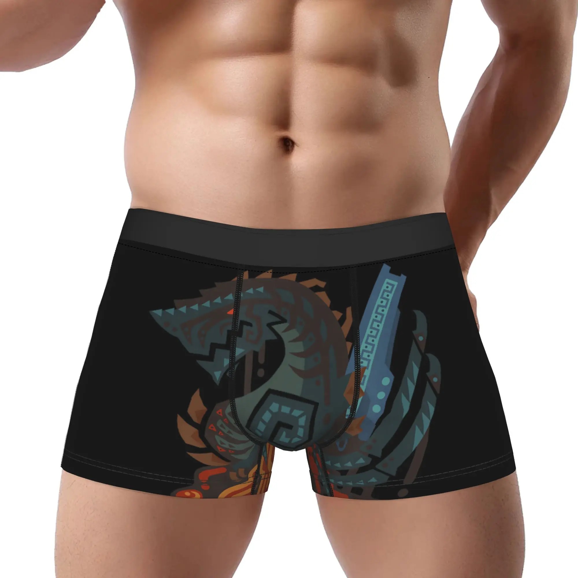 

Трусы Wilds Gogmazios Icon FP Monster Hunter, дышащие трусики, мужское нижнее белье, удобные шорты, трусы-боксеры