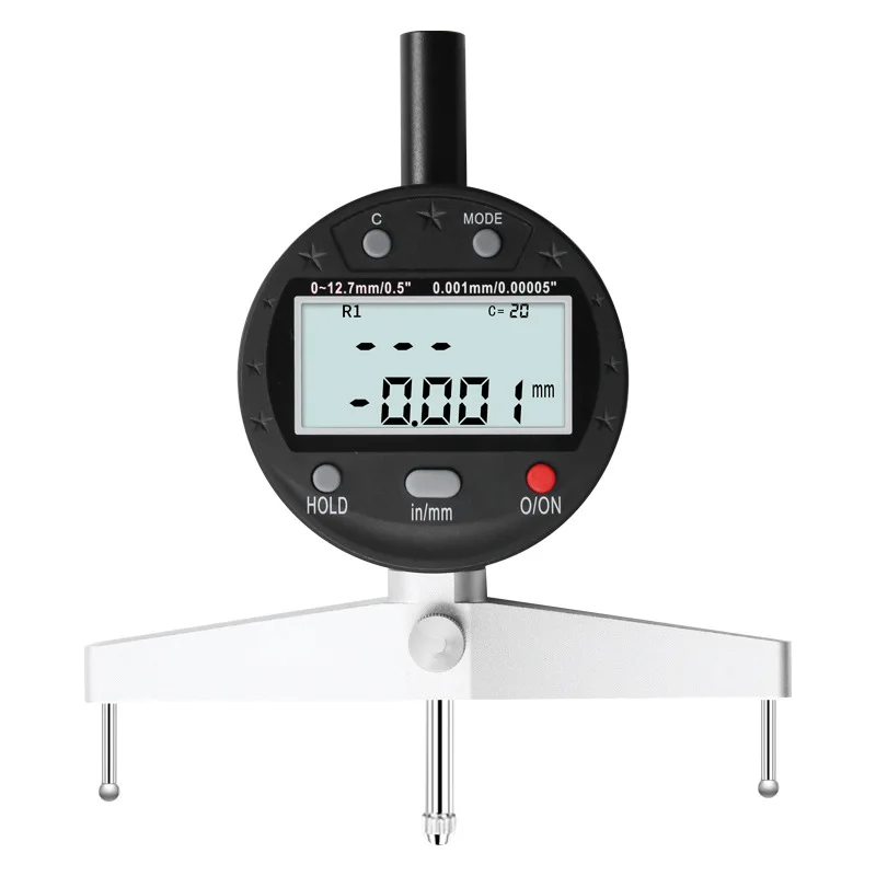 Digital display radius gauge, high-precision diameter measuring instrument, arc gauge, R angle gauge, arc surface