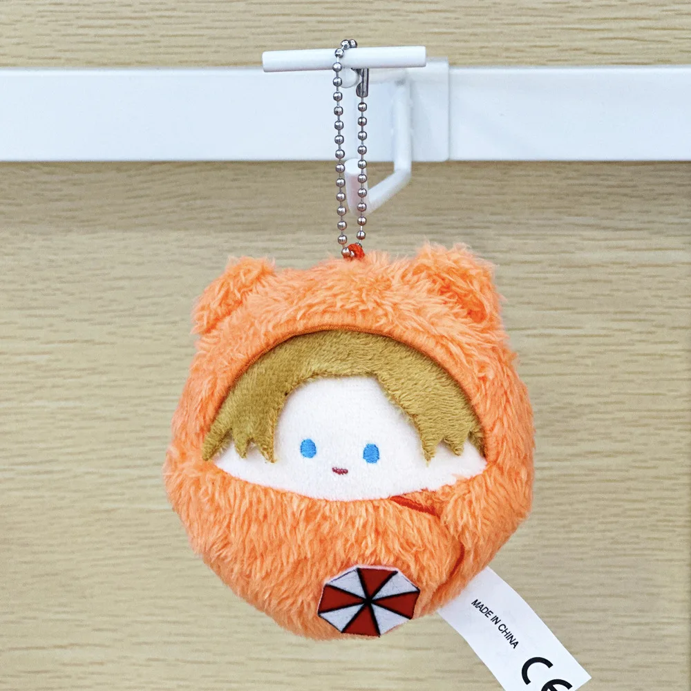10cm RE9 RE4 Leon Kennedy Plush Keychain Resident Evil Soft Stuffed Survival Horror Game Fan Gift Anime Backpack Pendant