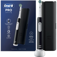 ELECTRIC BRUSH FOR ORAL-B PRO SERIES 1 BLACK 3 MODES + ETUI