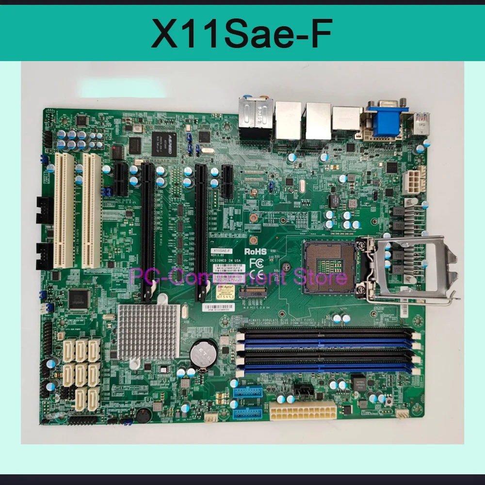 C236 Chipset For Supermicro Workstation Motherboard E3-1200 V5/V6 6th/7th Gen. i7/i5/i3 Series LGA1151 DDR4 X11Sae-F