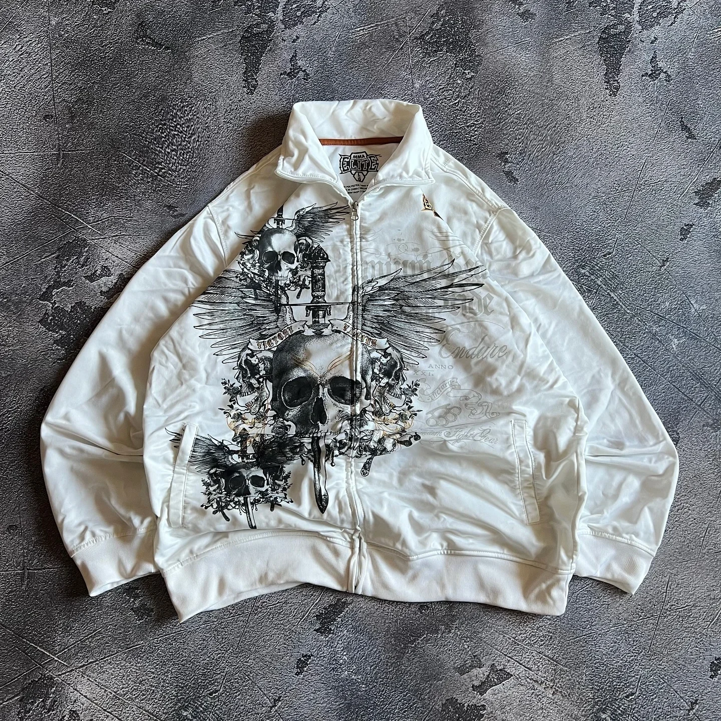 

Y2K новая куртка ММА, мужская куртка с американским граффити, ретро, готический тренд, Harajuku, графический свитшот на молнии, повседневное уличное пальто для пары