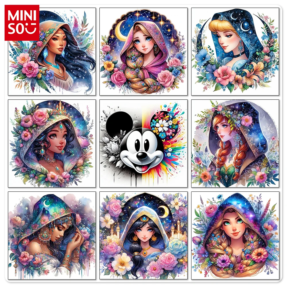 5D ダイヤモンド塗装ディズニープリンセスとミッキーモザイククロスステッチキット水彩シリーズフルダイヤモンド刺繍アート DIY ギフト