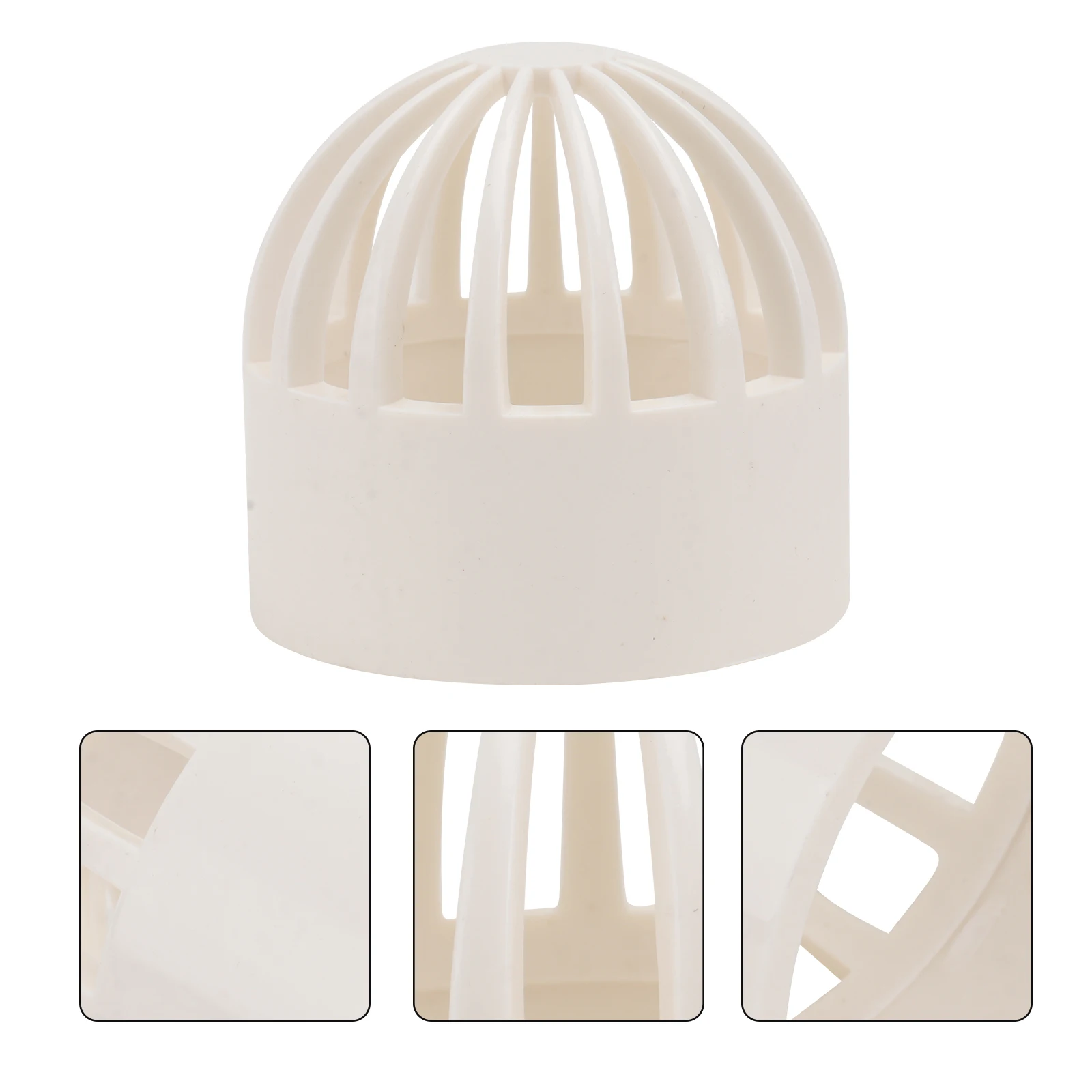 

2pcs Breathable Cap For Fish Tank Permeable Net Pvc Water Tank Seafood Pond Overflow Cover Plastic Accessory