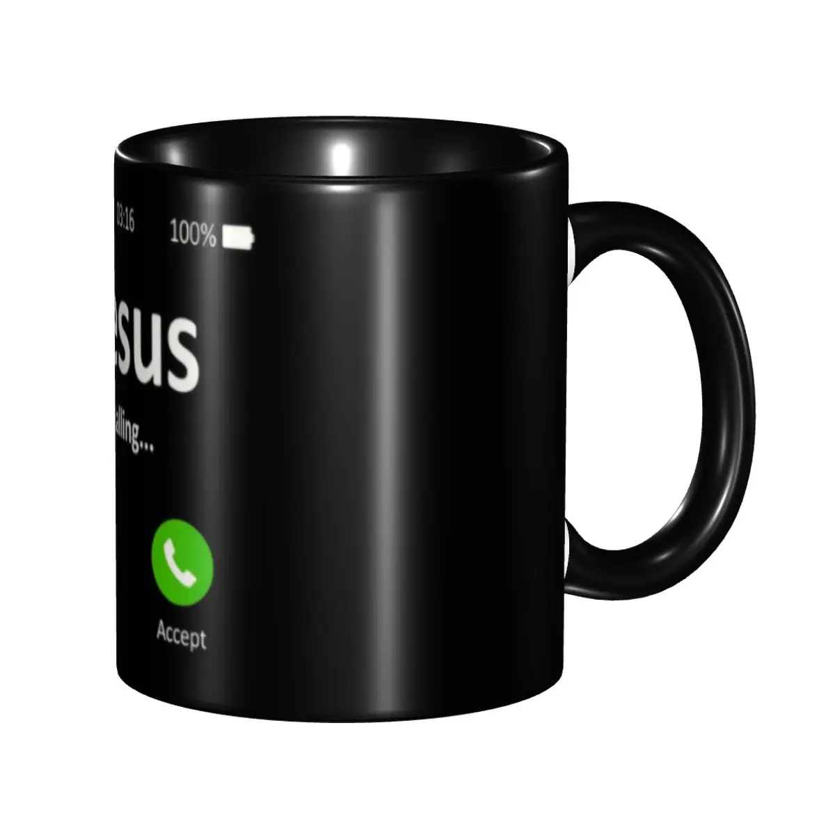 DIY Jesus Is Calling Christian Ceramic Mugs Personalized Coffee Cups Creative Present