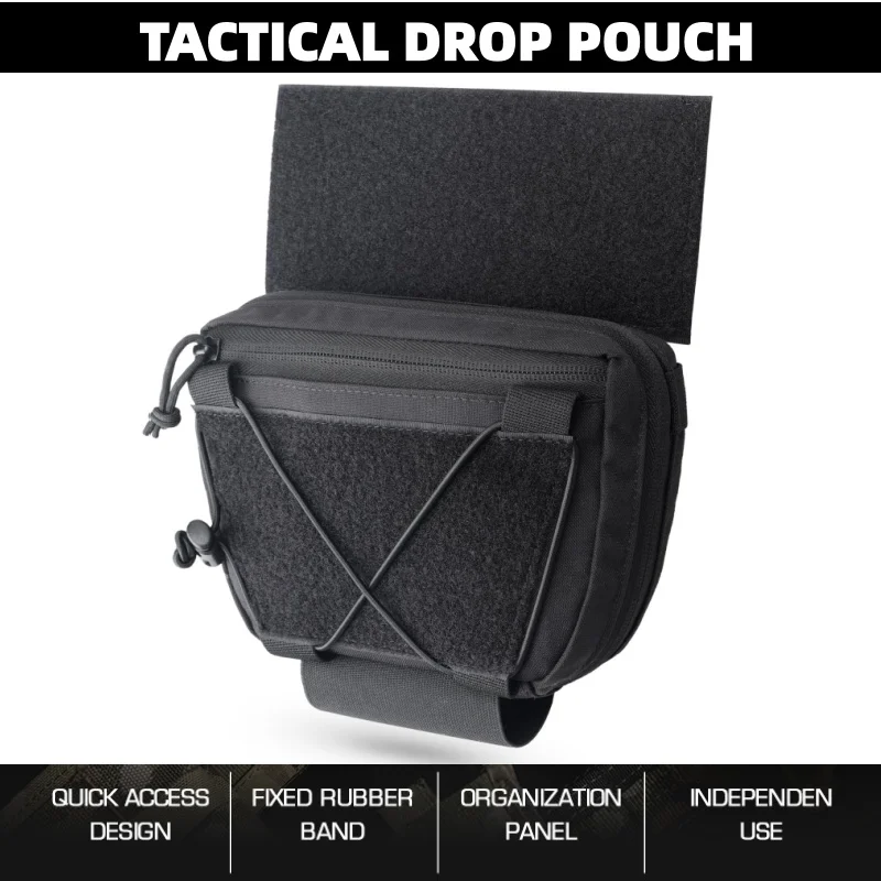 

Outdoor equipment bag, hunting vest lower abdomen quick release bag, hunting clothing accessory bag