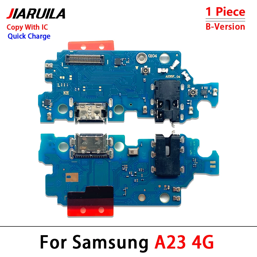 20Pcs，USB fast Charging Port Dock Charger Plug Connector Board Flex For Samsung A72 A13 A14 A22 A32 A23 A24 4G A14 A52 A53 5G