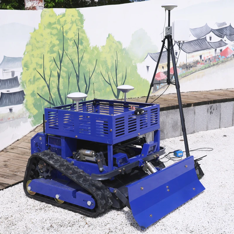 Customized Updated GPS Unmanned Operation  diesel Engine  Lawn Mower Crawler Flail Remote Lawn Mower With CE Certificate