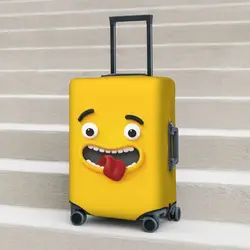 Crazy Expression Suitcase Cover Flight Funny Cartoon Elastic Luggage Supplies Travel Protection