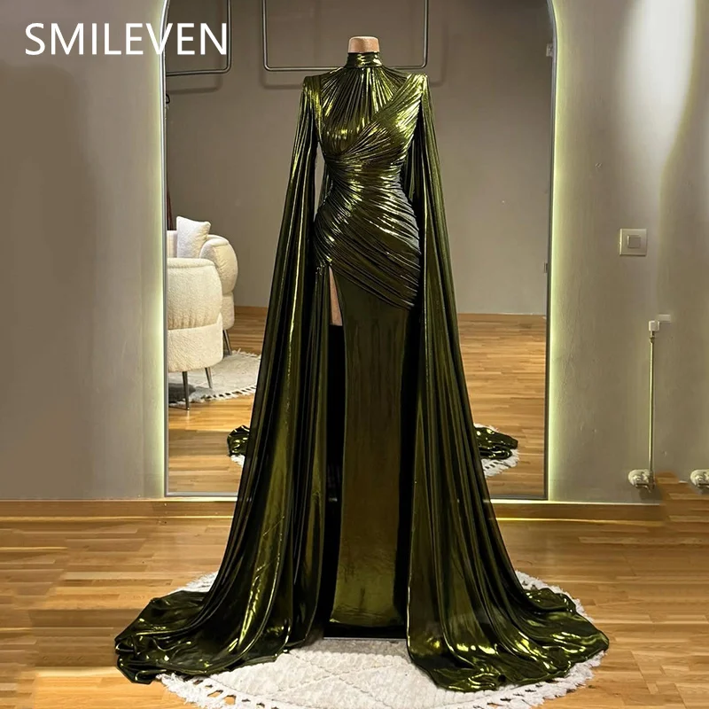 Smileven Green Sexy Mermaid Luxury Prom Dresses Saudi Arabia  فساتين سهرة Modest Formal Occasion Gowns 2025 Customized