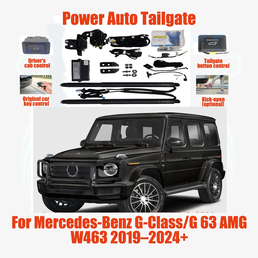 For Mercedes-Benz G-Class/G 63 AMG W463 2019–2024+ Electric tailgate automatic suction locks suitable Trunk modification system