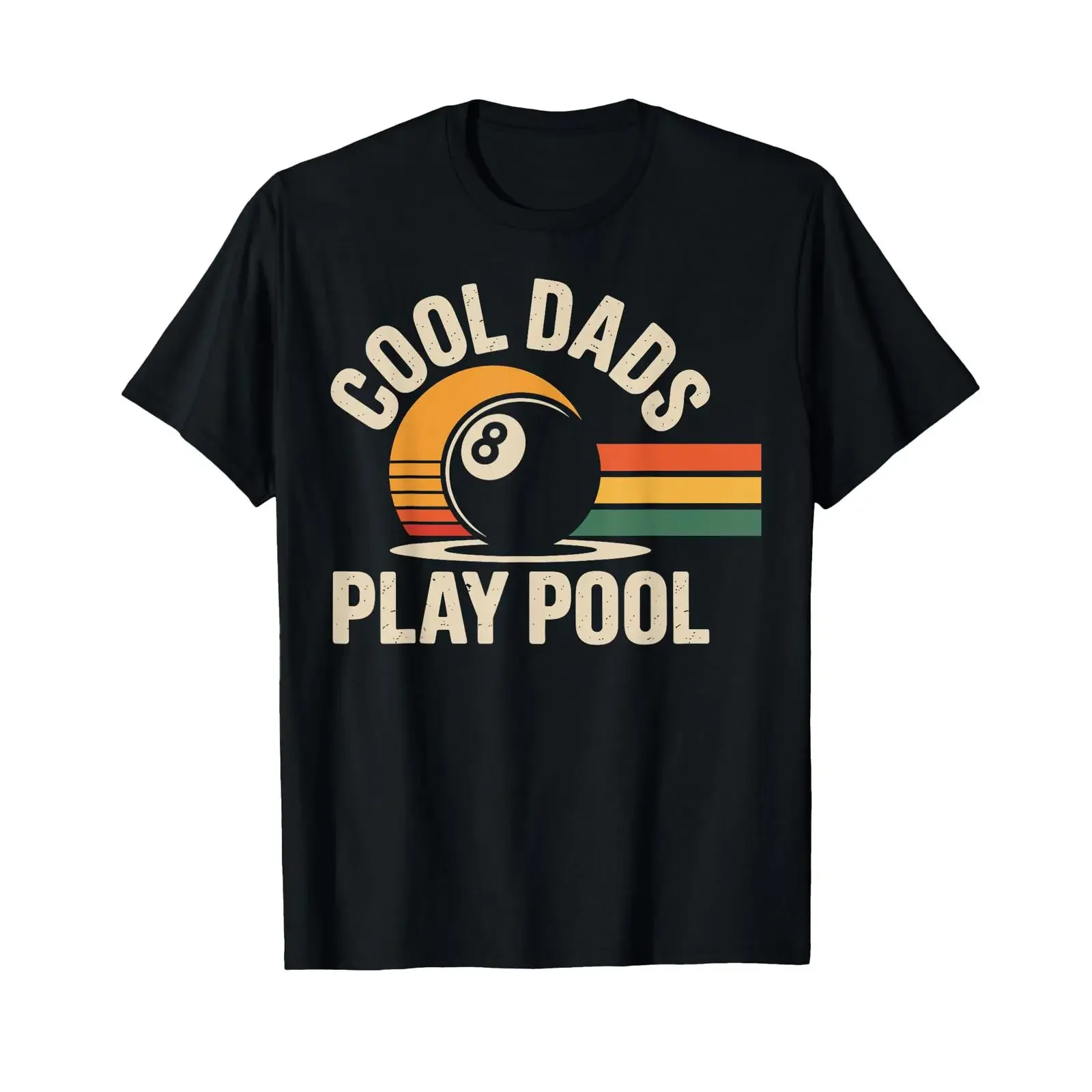 Cool Dads Play Pool Funny Billiards Dad T Shirt vintage Washed Unisex Stretched Casual Breathable Comfortable homme Stylish