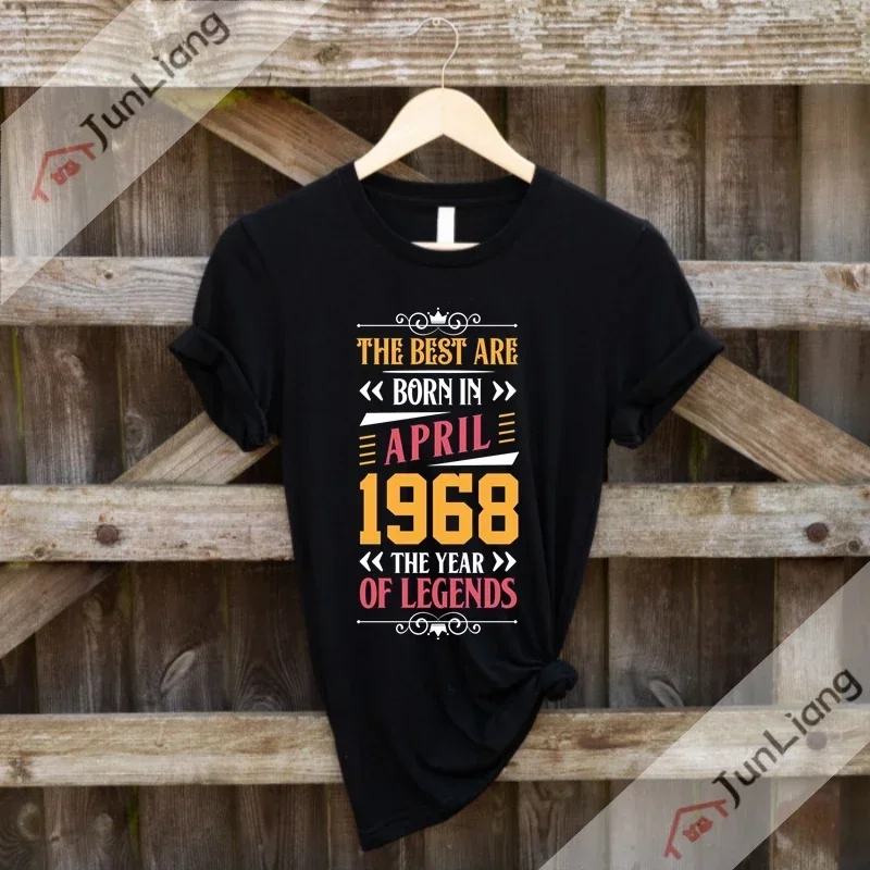 Birthday Gifts Short Sleeve Tee Retro Graphic T Shirts 1968 Y2k Harajuku Fashion Woman Blouse 2023 Aesthetic Clothing Tops Tees