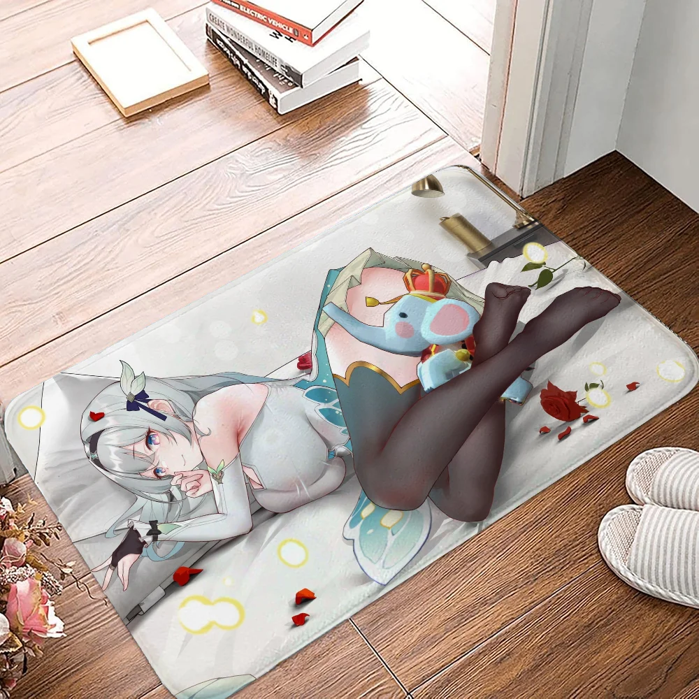 Room Decorating Items Hentai Bedroom Carpet for Home Entrance Bathroom Rug Mat Bath Mats Kitchen Floor Mat Cute Room Decor Foot