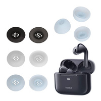 6pcs Earbuds Tips for Baseus W04 Plus TWS Earphone Soft Silicone Eartips Earcap Eargel Replacement Kits Part