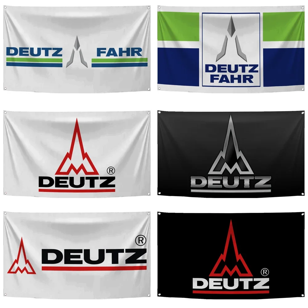 2×3ft 3×5ft Deutzs Flag Polyester Digital Printed Mechanical Tool Tapestry Curtain For Decor