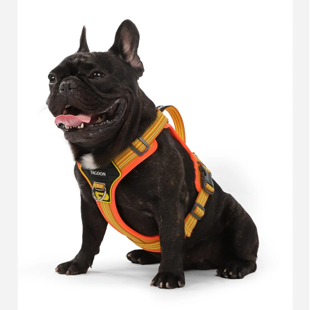 New Type of Dog Leash Explosion-proof Punch Dog Chest Back Vest Style Dog Walking Leash Pet Leash Supplies