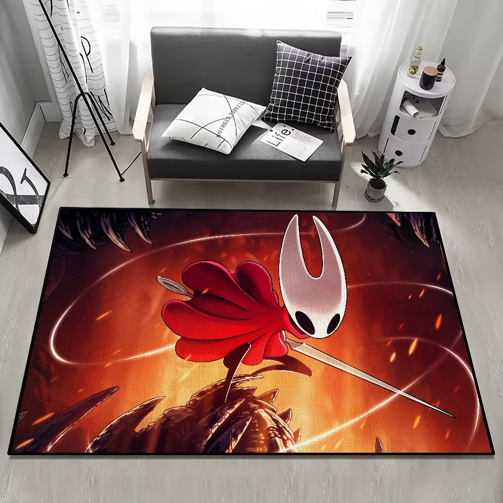 game funny H-Hollow Knight S-Silksong small Rug Carpet Home Decor Bedroom Mat Hallway Balcony Carpet Entrance Doormat Decoration