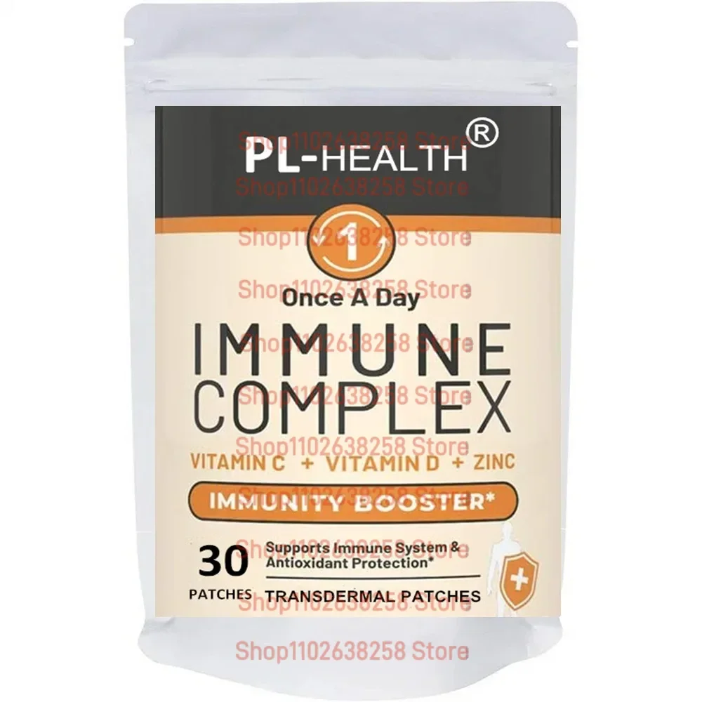 

Immune Complex Transdermal Patches Vitamin C Vitamin D3 Zinc- 30 Patches One Month Supply