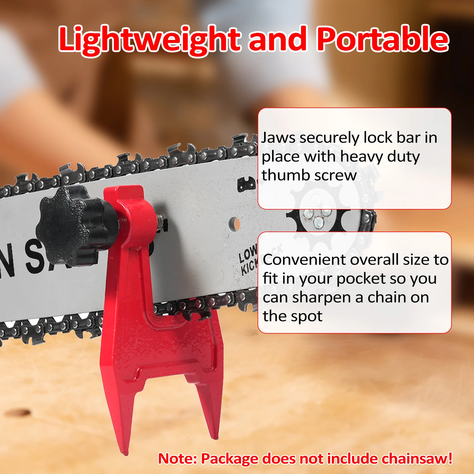 Guide Plate Support Chainsaw Stump Vise Chainsaw Sharpening Accessory Chainsaw Vise Chainsaw Saw Vise Filing Vise for Chain Saw