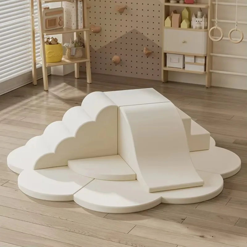 

Soft PU leather toddler crawling activity game set climbing baby foam climbing building block