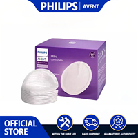 PHILIPS AVENT Ultra-Thin Disposable Breast Pads for Postpartum – Super Absorbent Breathable & Leak-Proof for Comfortable Lactati