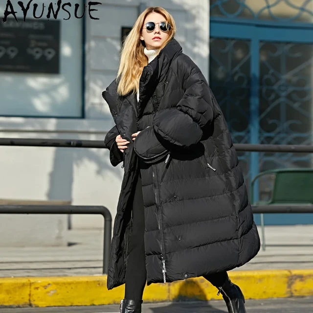 Doudoune longue surdimensionnee pour femme enceinte manteau en duvet epaissi pour femme veste Casprogressif vetements d hiver David 2022 AliExpress