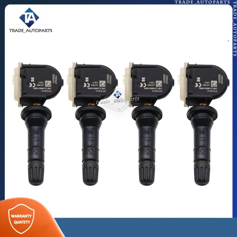 Sensor de monitor de presión de neumáticos de coche 4PCS 13589601   Para Buick LaCrosse Cadillac CT4 XT5 Chevrolet Cruze Camaro GMC Acadia 433MHZ TPMS